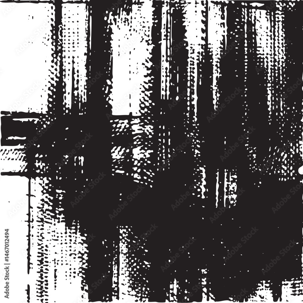 Poster abstract vertical lines create a textured composition.