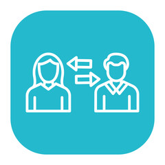 Fototapeta premium Two Way Communication Icon