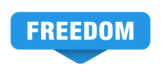 freedom sticker. freedom sign on transparent background © BHM