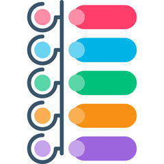 Obraz premium Steps Infographics Icon