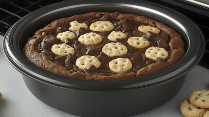 Chocolate brownie dessert, oven, kitchen, baking