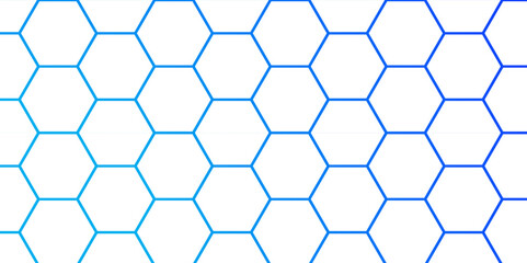 Fototapeta premium Abstract Hexagon white background, blue light and shadow. Abstract background design with white hexagon and blue light. Abstract. Hexagon. Vector. Blue. 
