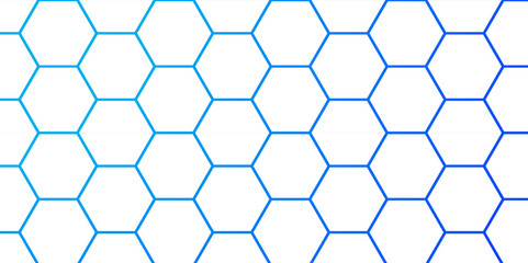 Naklejka premium Abstract Hexagon white background, blue light and shadow. Abstract background design with white hexagon and blue light. Abstract. Hexagon. Vector. Blue. 