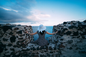 ギリシャのミコノス島の風景