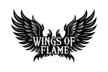 Wings in Flames Vintage Art Pack