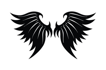 silhouette of butterfly and vector illustration of a fire flames