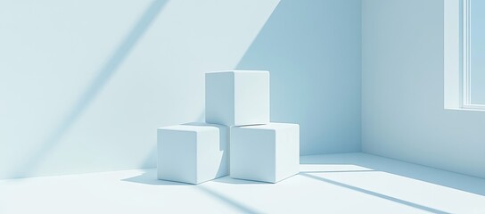 Minimalist Display with Cubic Forms