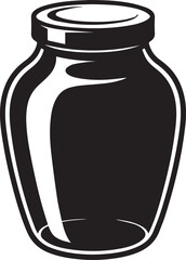 Jar Icon Silhouettes | Flat Kitchen Container Vector Art