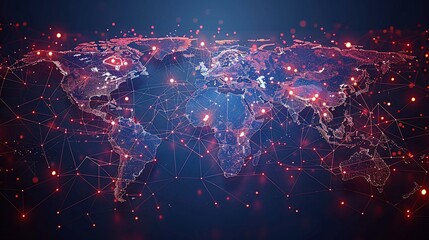 Global Network: A Visualization of Worldwide Interconnectivity