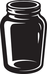 Jar Icon Silhouettes | Flat Kitchen Container Vector Art