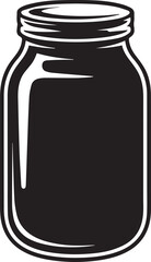 Jar Icon Silhouettes | Flat Kitchen Container Vector Art