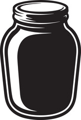 Jar Icon Silhouettes | Flat Kitchen Container Vector Art