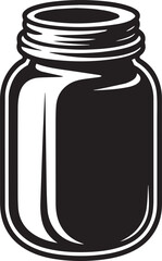 Jar Icon Silhouettes | Flat Kitchen Container Vector Art