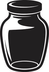 Jar Icon Silhouettes | Flat Kitchen Container Vector Art