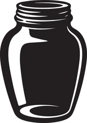 Jar Icon Silhouettes | Flat Kitchen Container Vector Art