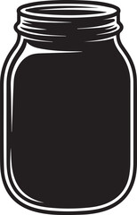 Jar Icon Silhouettes | Flat Kitchen Container Vector Art