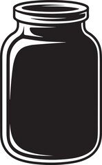 Jar Icon Silhouettes | Flat Kitchen Container Vector Art