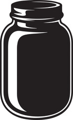 Jar Icon Silhouettes | Flat Kitchen Container Vector Art
