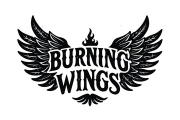 Burning Wings Vintage Sketch Set