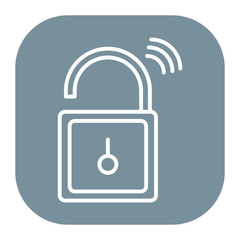 Open Smart Lock Icon