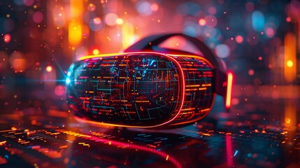 Immersive Virtual Reality Headset: Exploring Digital Worlds