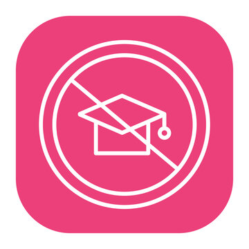 No Education Icon