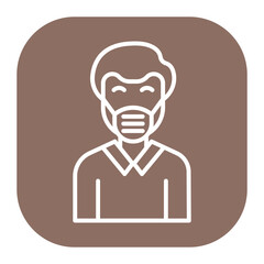 Nurse with Mask Icon