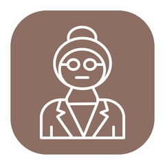 Elderly Woman Icon