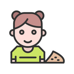 Playing with Sand icon vector image. Suitable for mobile apps, web apps and print media.