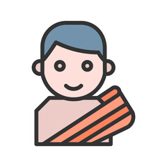 Using Towel icon vector image. Suitable for mobile apps, web apps and print media.