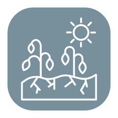 Dry Soil Icon
