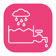 Rainwater Harvesting Icon