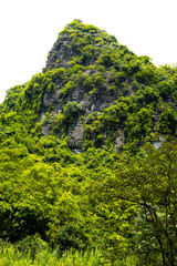 Ninh Binh, Vietnam - July 18, 2022 : Beautiful Natural Landscape In Trang An Landscape Complex Of Ninh Binh Province, Vietnam. Trang An Area Was Designated As A Dual UNESCO World Heritage Site.