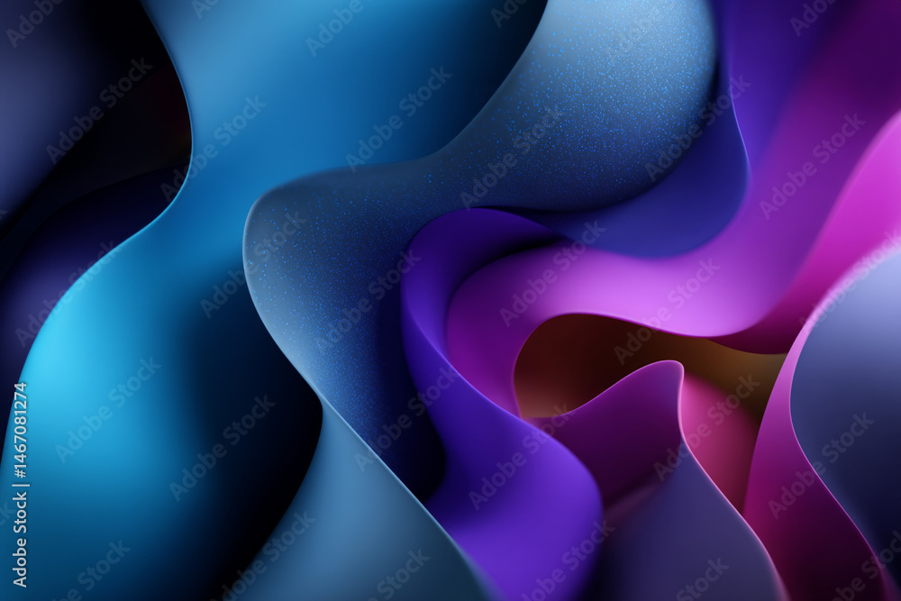 Poster trendy abstract fluid gradient background with colorful shapes