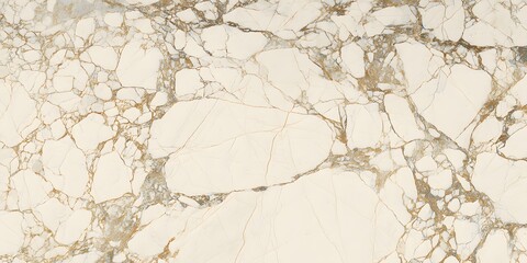 Fototapeta premium Elegant Off-White Marble Texture with Champagne Gold Veining High-Resolution Stock Photo