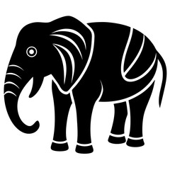 vector illustration of an elephant