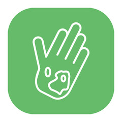 Obraz premium Rash Icon