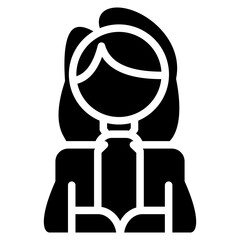 employee glyph icon