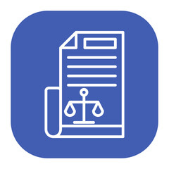 Fototapeta premium Legal Support Icon