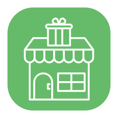 Obraz premium Gift Shop Icon