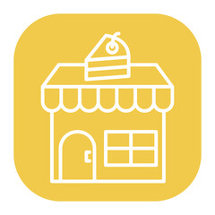 Fototapeta premium Cake Shop Icon