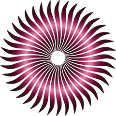 Geometric Radial Patterns Ornaments Set