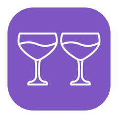Champagne Glass Icon