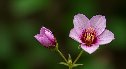 Obraz premium Photorealistic Blooming Petals Captured in Crystal-Clear Macro View