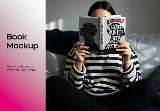 Opened Book Mockup