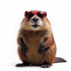 Fototapeta premium Cool Groundhog