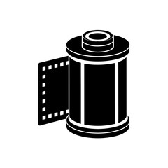 camera film roll  a canister of 35mm film with 