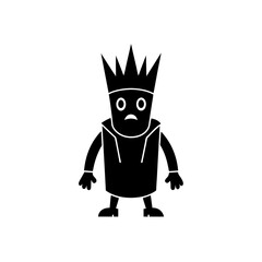 fry kingdom   on white background 