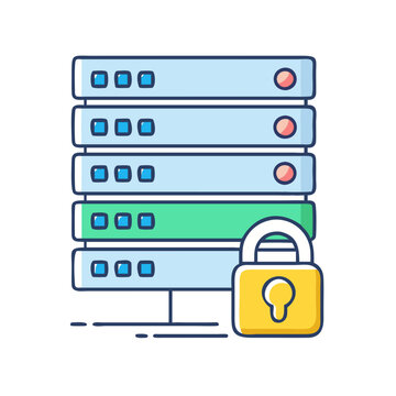 Secure server data protection and network security for cloud computing infrastructure system
