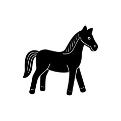 toy horse  a small wooden or plastic horse figurin.svg